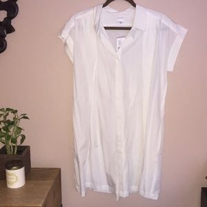 UO cooperative white shirt dress